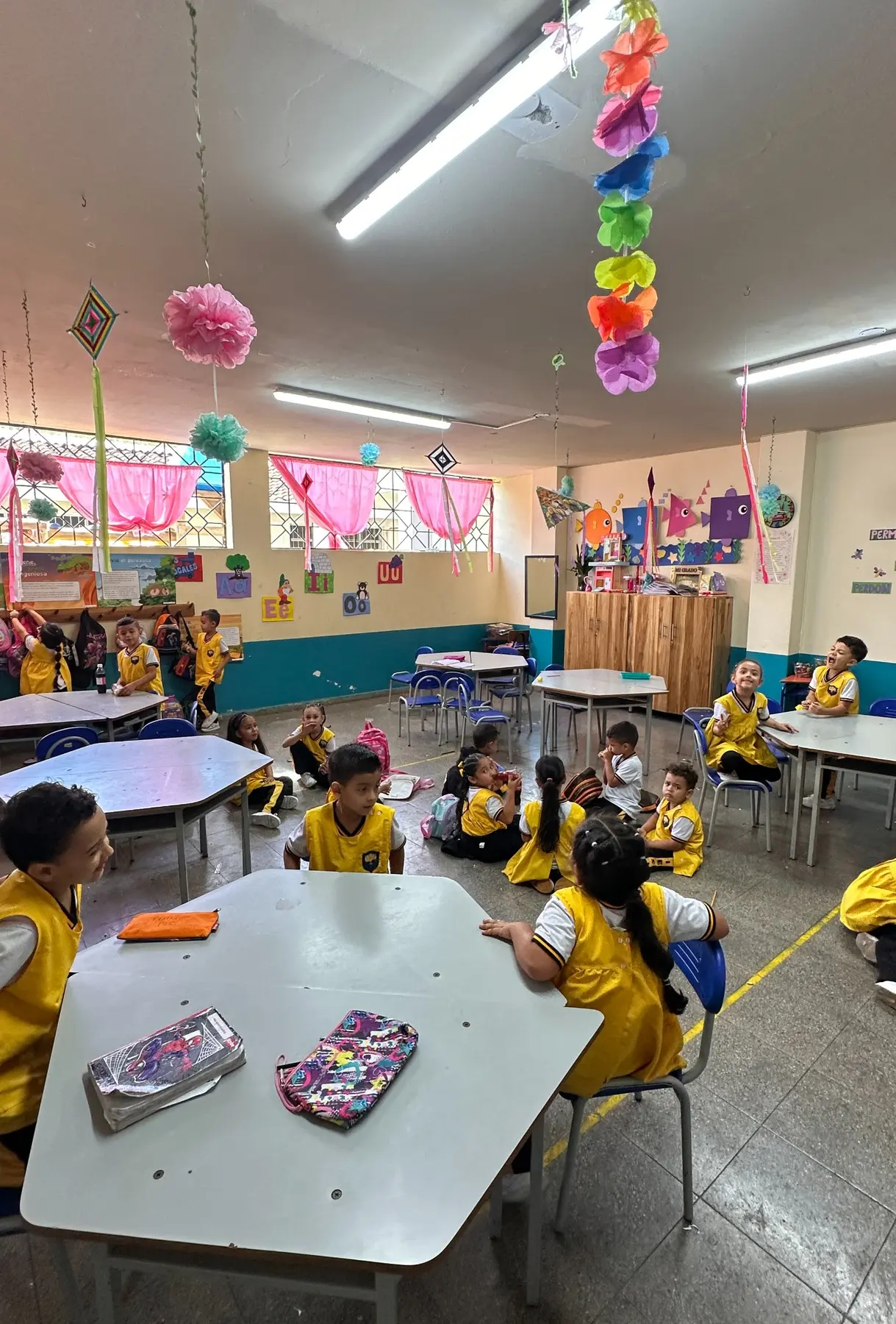Panorámica de una jornada en el aula